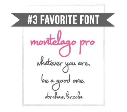 Montelago pro cursive script font