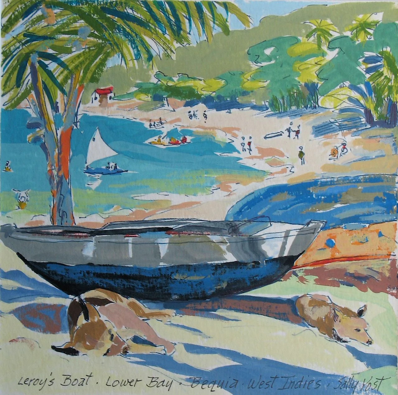 Leroy's Boat, Lower Bay, Bequia, 2010