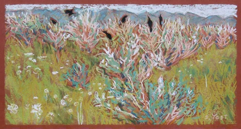 Blackbirds on Sage, Sierra Valley