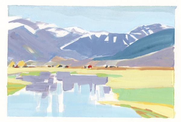 Sierra Valley from Canoe, April 18, 2010, I, II, and III (trio)