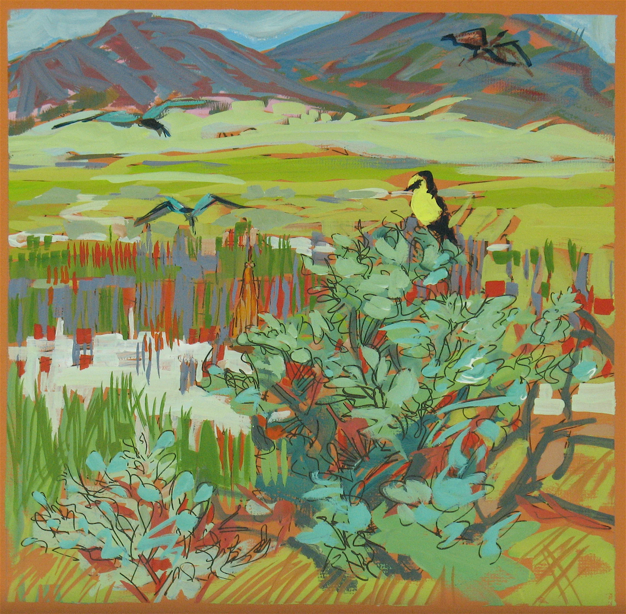 Yellow-Headed Blackbird, Sierra Valley