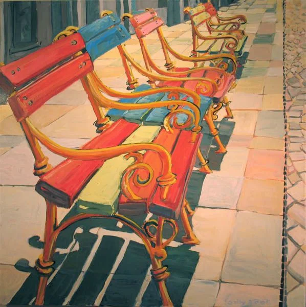 Benches, Ljubljana, Slovenia