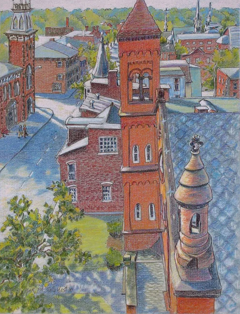 View from Yorktowne Hotel, York, Pennsylvania