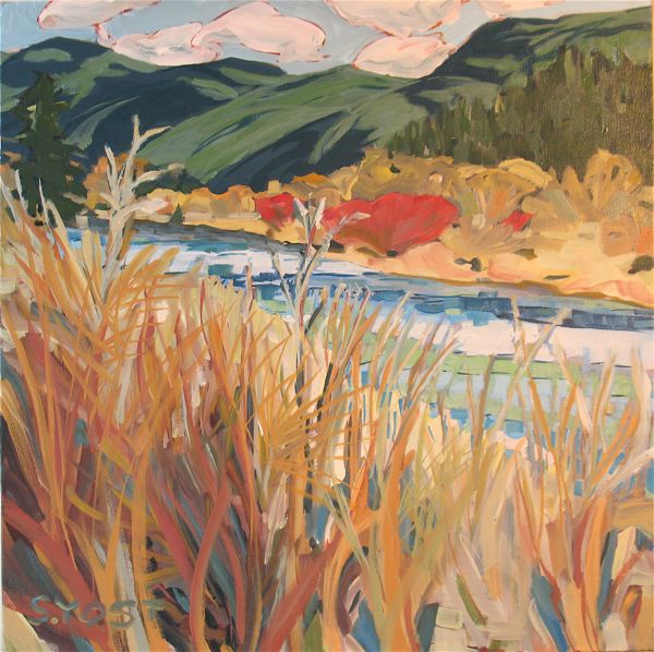 Red Dogwood from Arlington Bridge, taylorsville