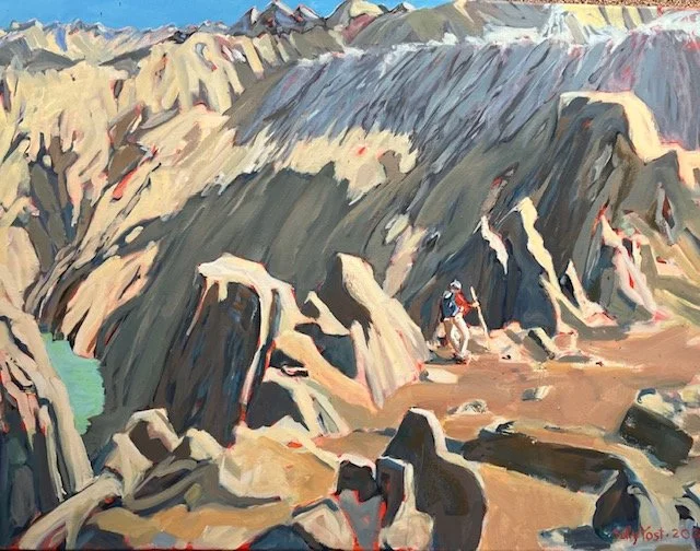 Hiking near Caness Glacier, Yosemite