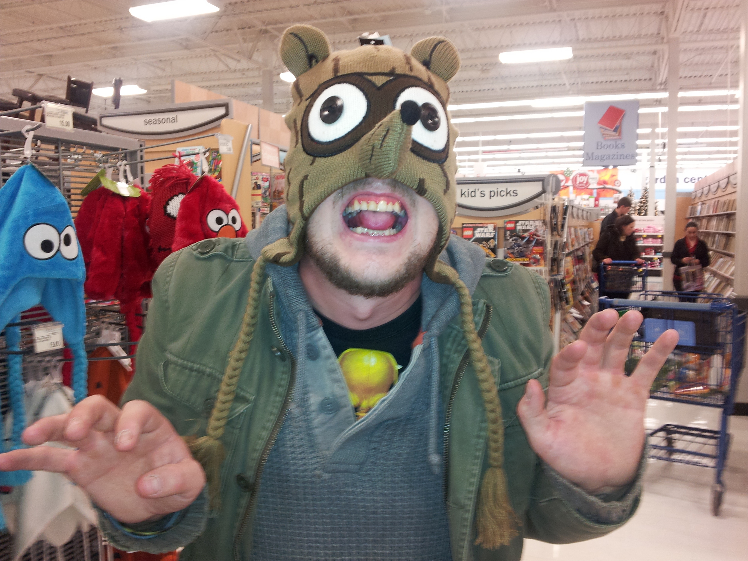 ...winner of 2012's "kid's pick" award goes to my brother the weasel...