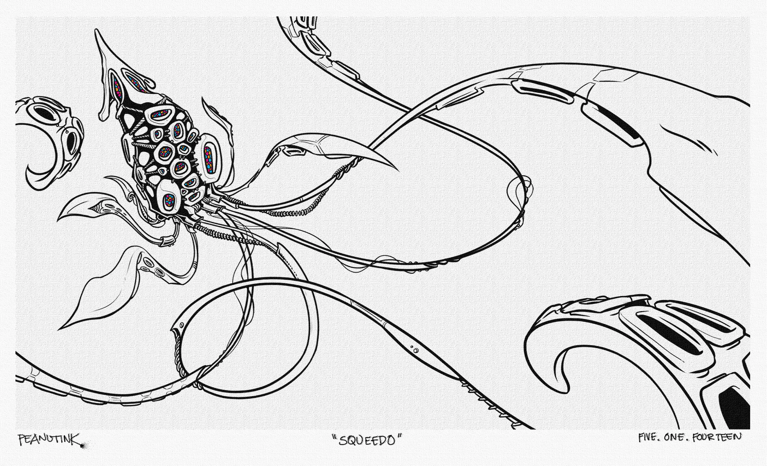 ...weekly ink #17 "squeedo"...