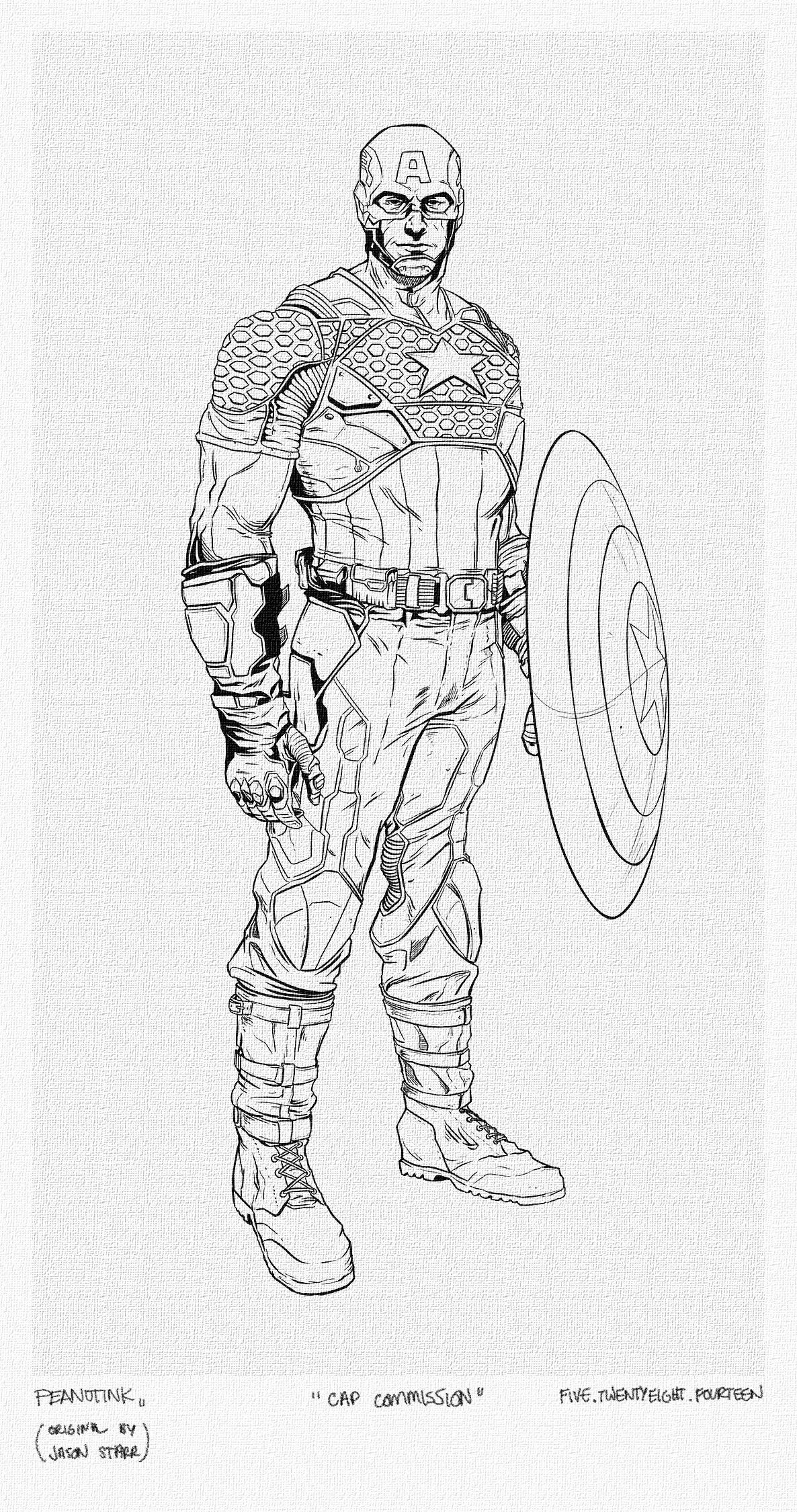 ...weekly ink #20 - "cap commission" - original by Jason Starr...
