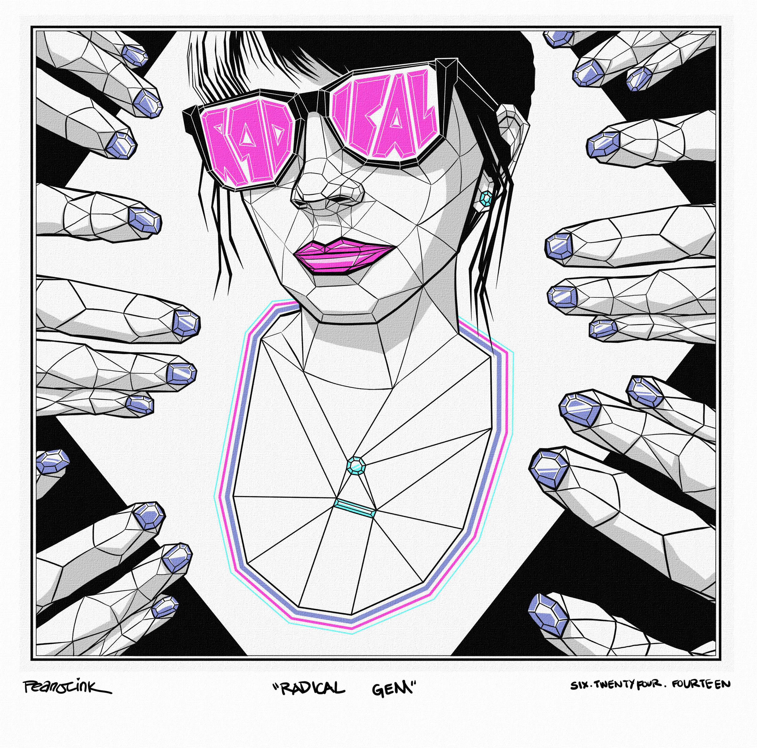 ...weekly ink #24 - "radical gem"...