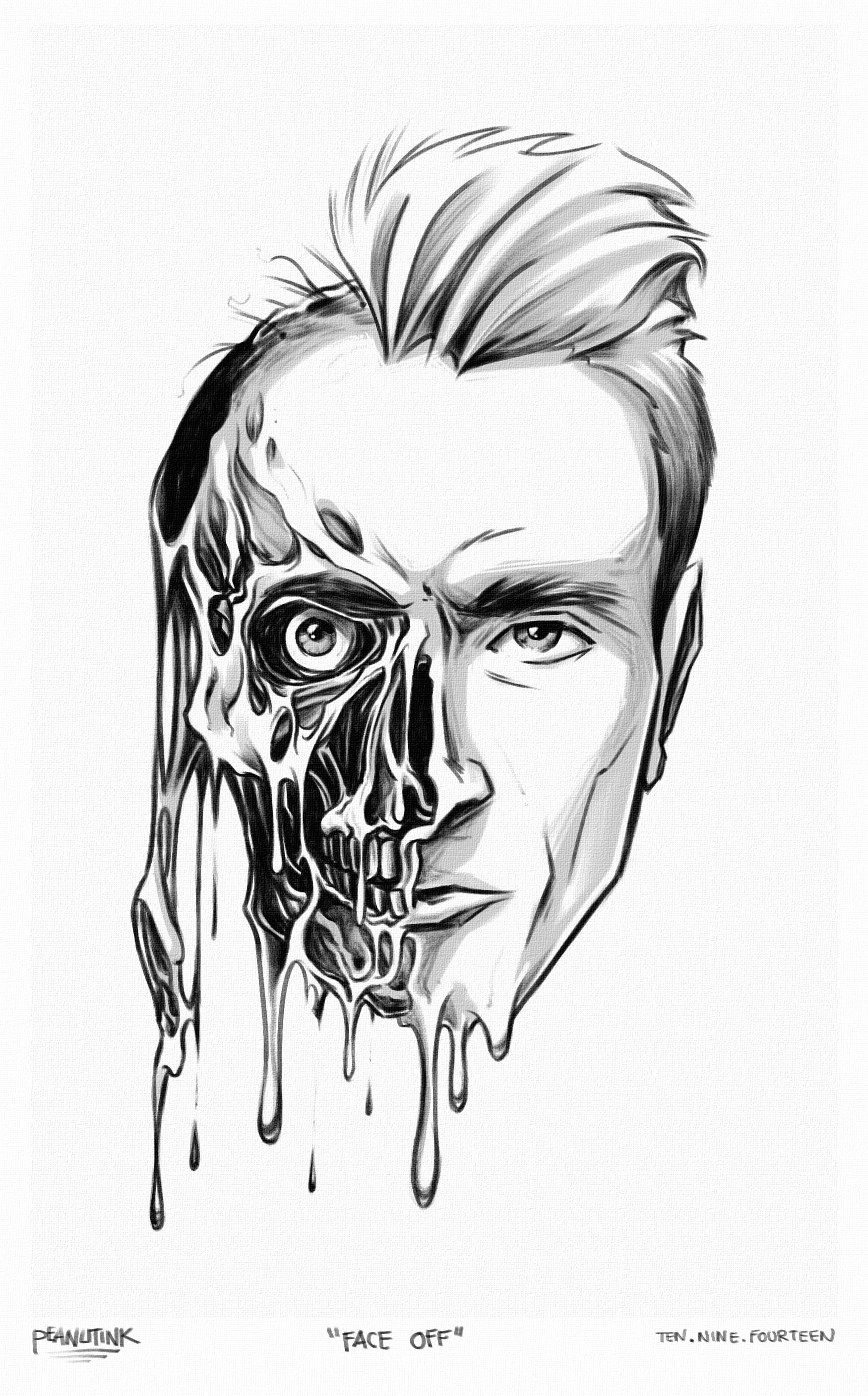 ...weekly ink #39 - "face off"...