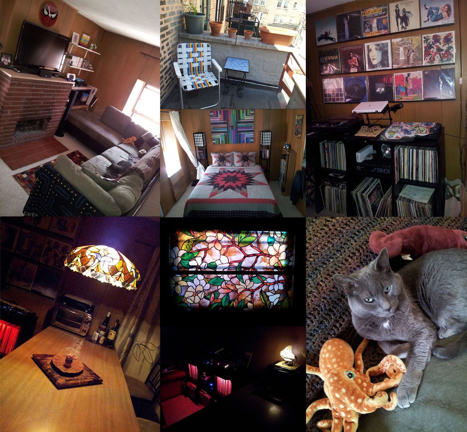 ...this is a photo compilation of a "cabin" in a northern hood of chicago for which i reside with my soul panther, Sir Dignan the III...