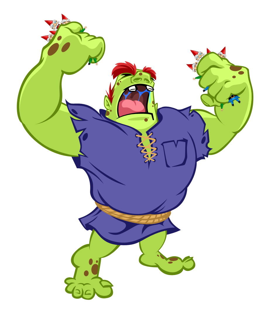 ...giant character asset, part of the gnome project...