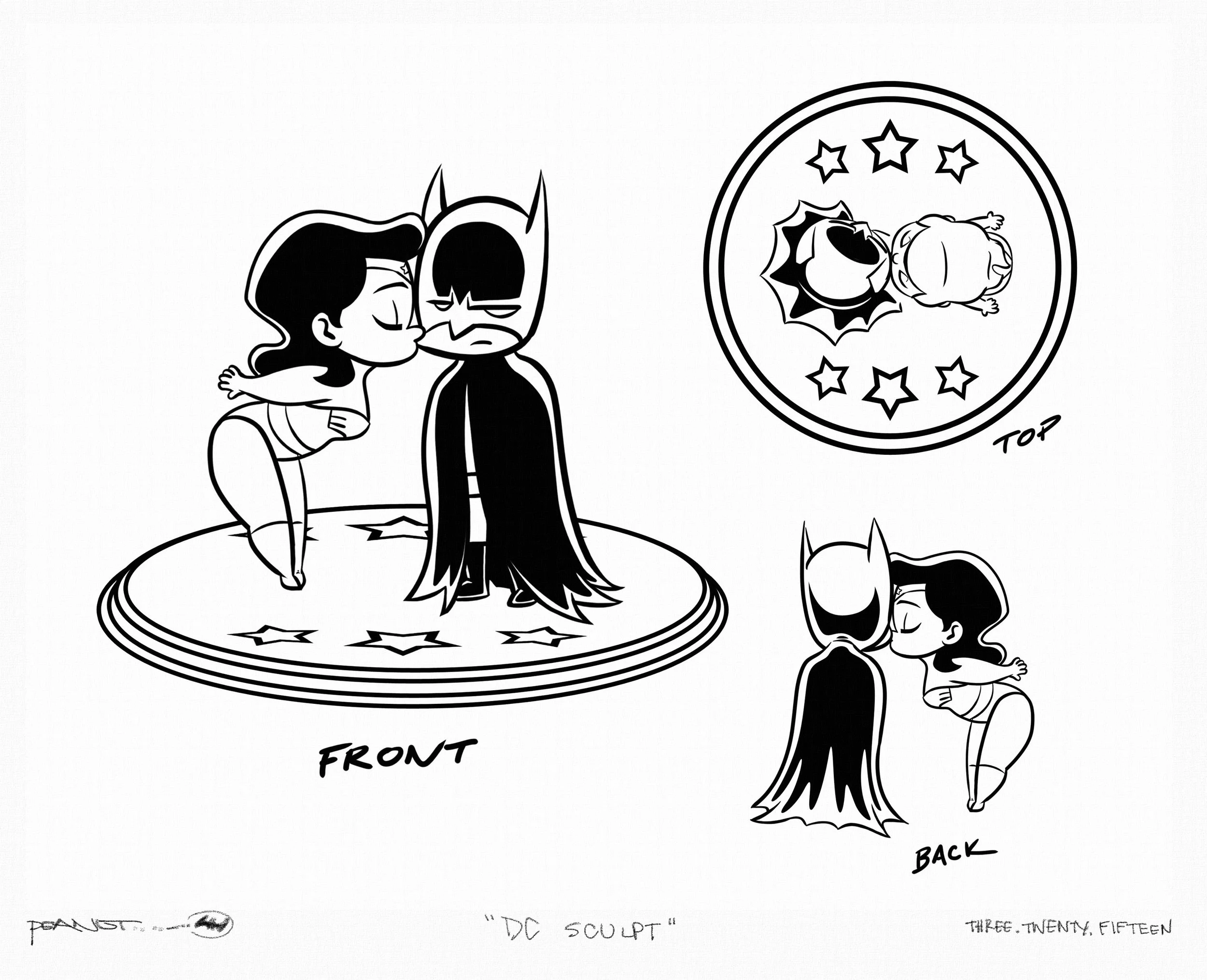 ...weekly ink #54 - "DC sculpt"...