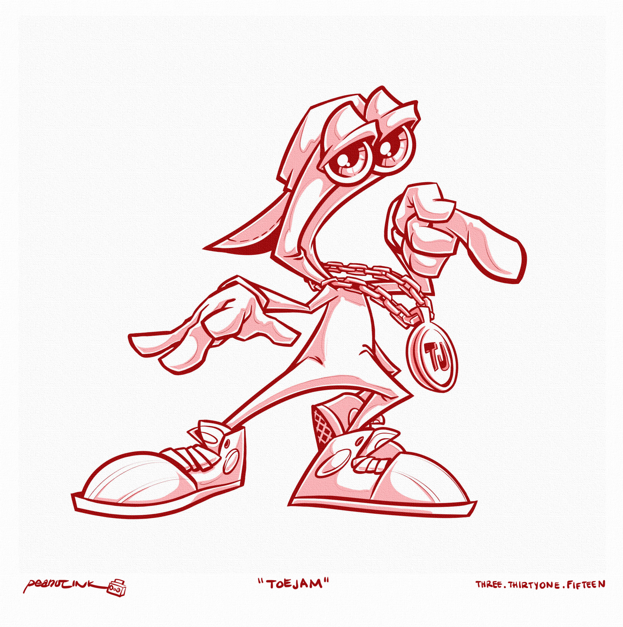 ...weekly ink #62 - "toejam"...