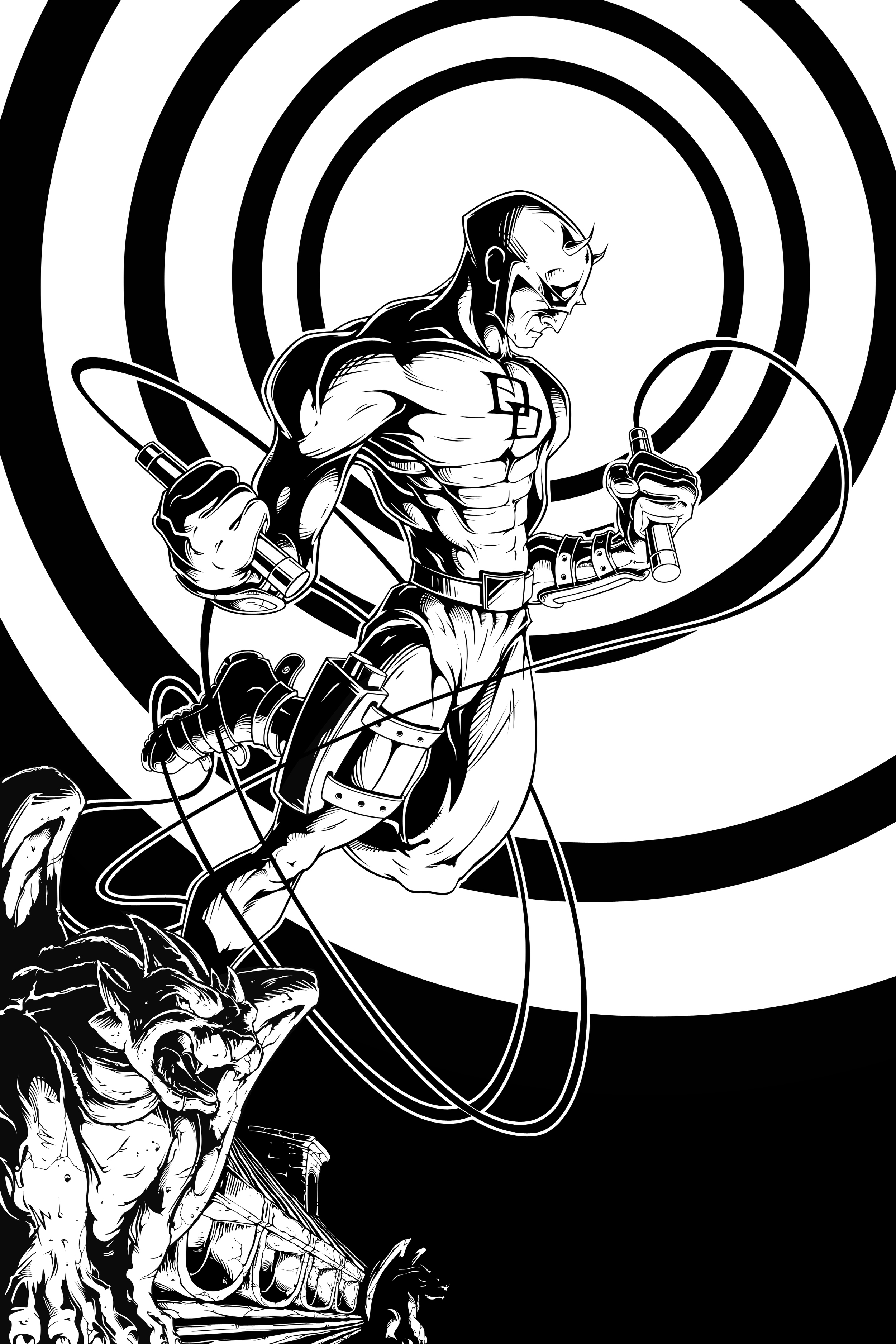 ...daredevil inks from 2011...