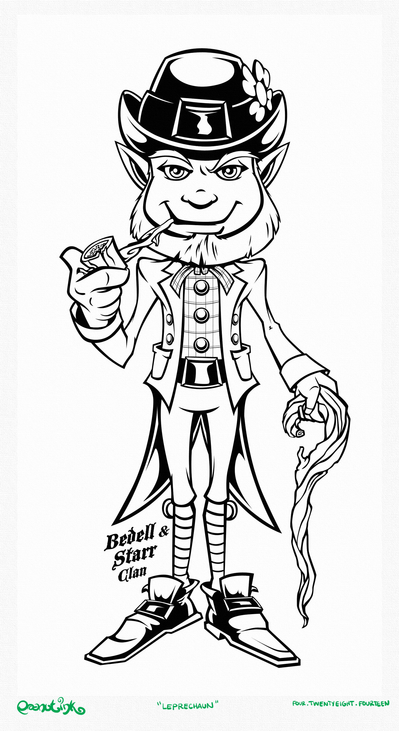 ...weekly ink #69 - "leprechaun"...