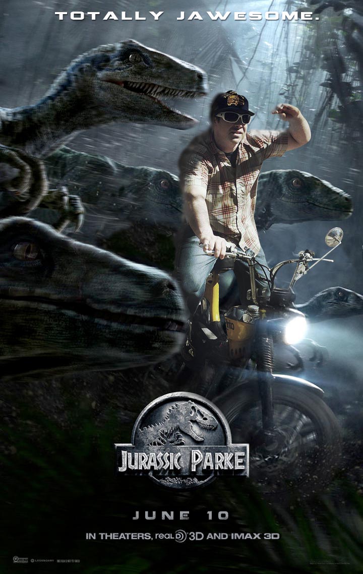 ...jurassic parke promo poster...
