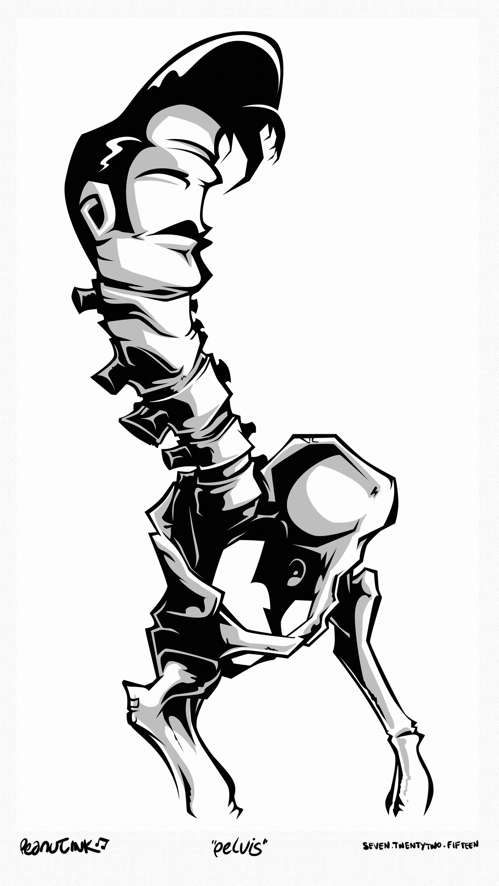 ...weekly ink #77 - "pelvis"...