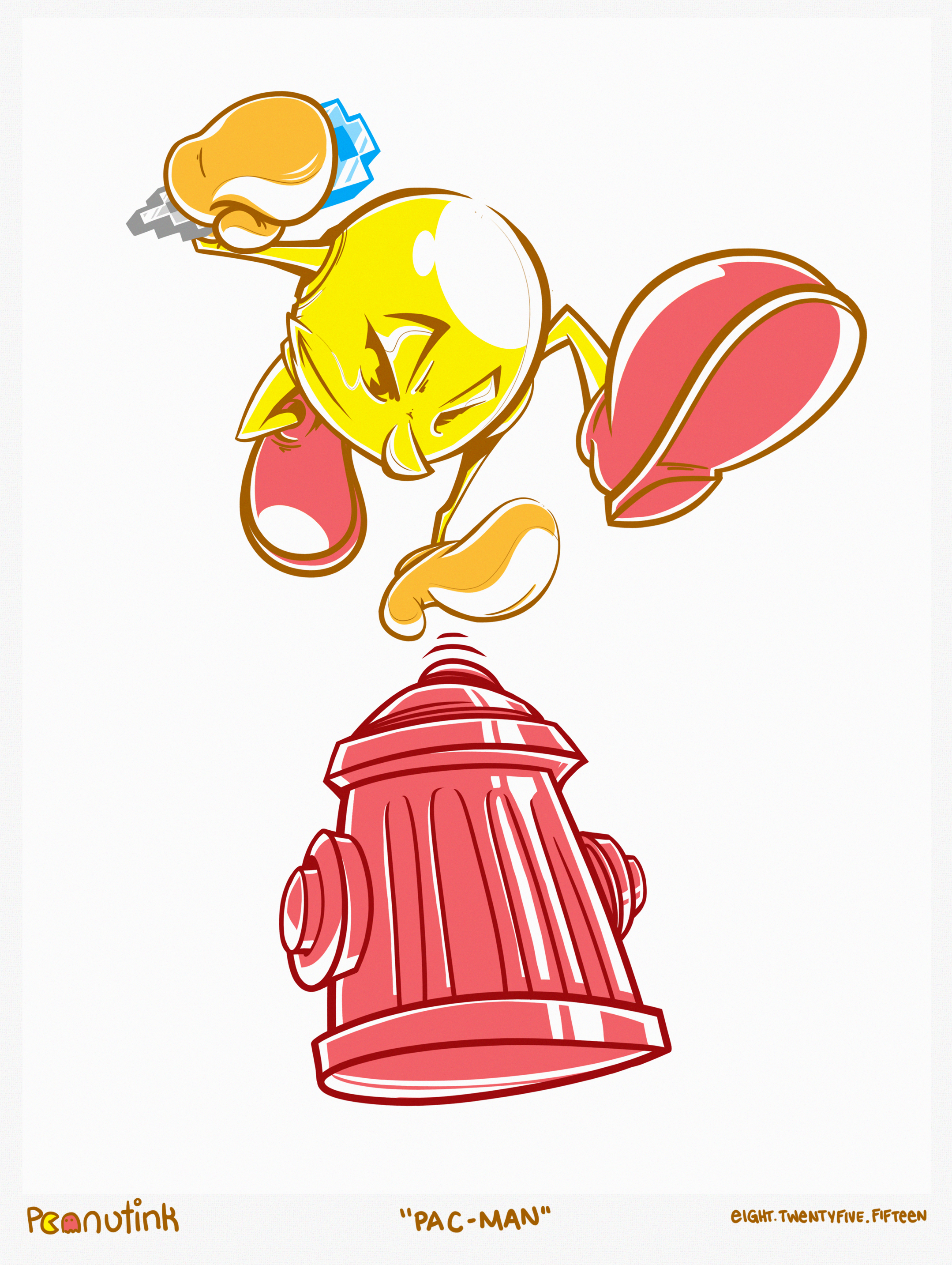 ...weekly ink #90 - "pac-man"...