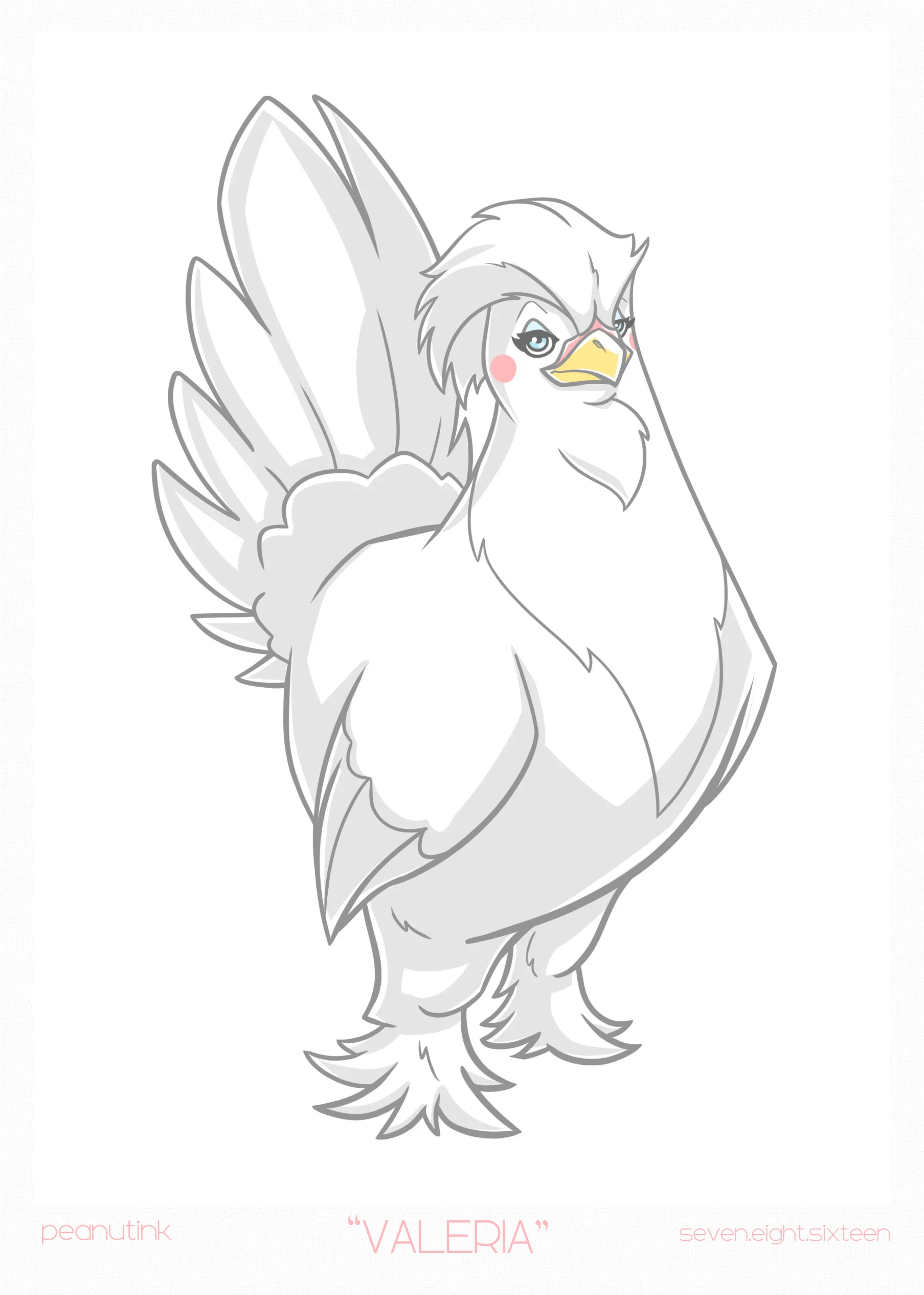 ..weekly ink #134 - "Valeria"...