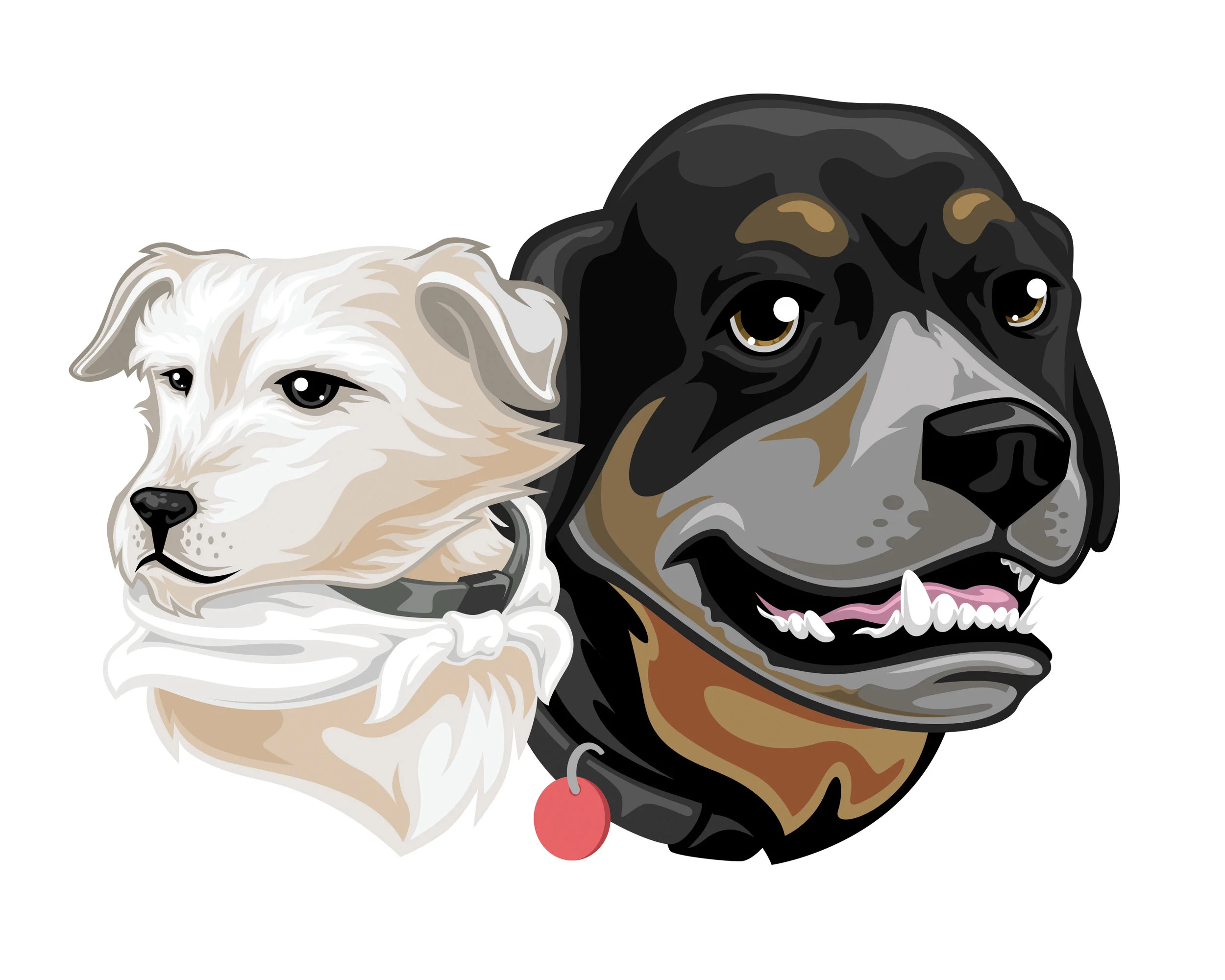 Stylized_Scooter&Rottie_8x10.jpg