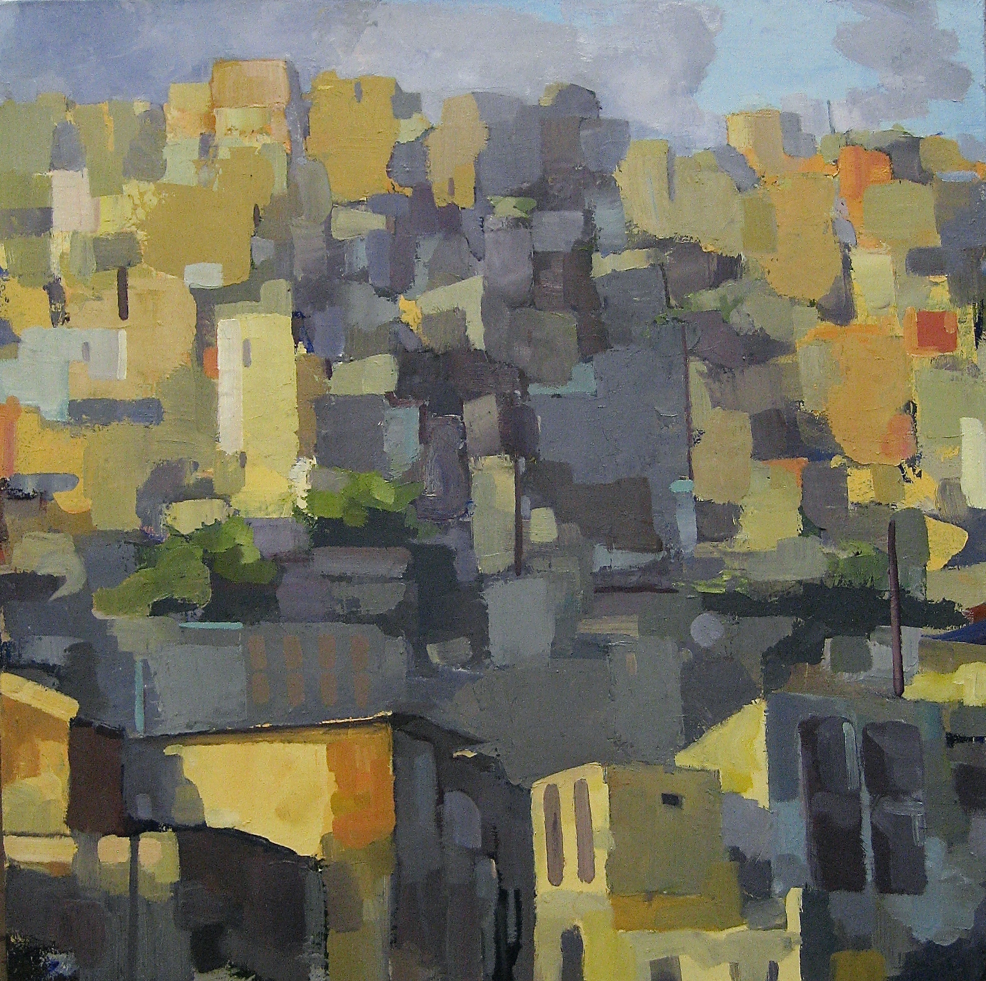 Ridgeline, Oil on Canvas, 28" x 28"