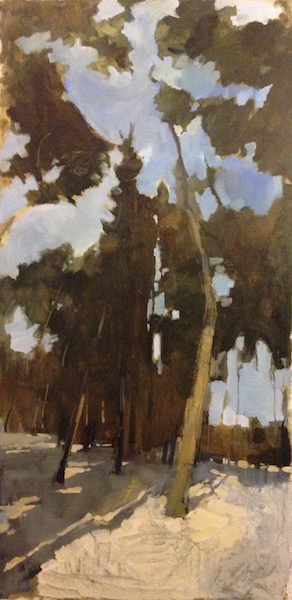 Cathedral, 48"x24", Oil on Panel, 2015