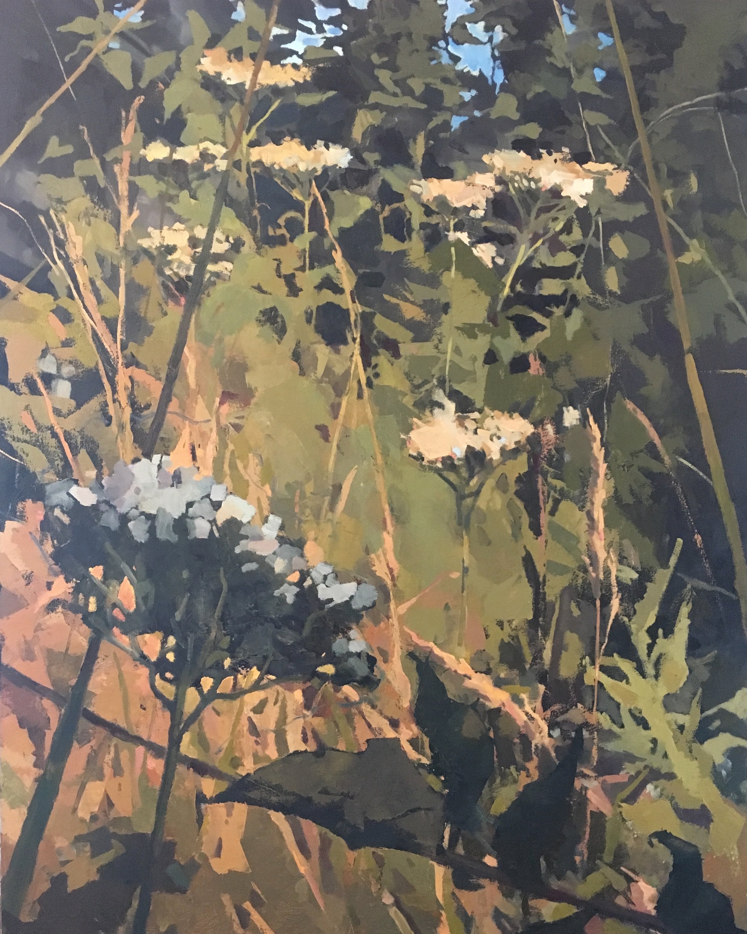 Crane Your Neck, oil on canvas, 36"x48", 2016