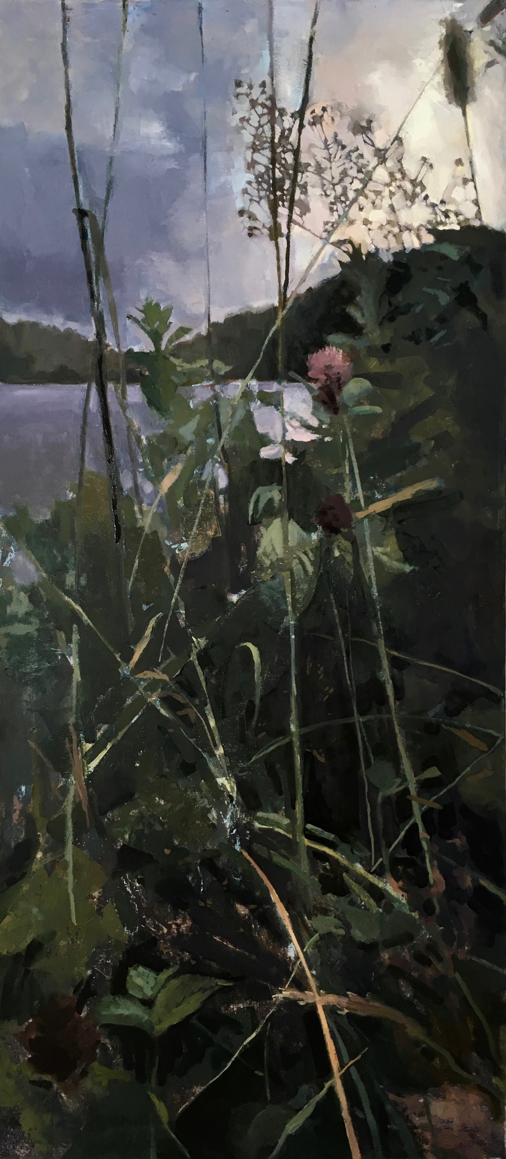 Passage, oil on canvas, 45"x20", 2017