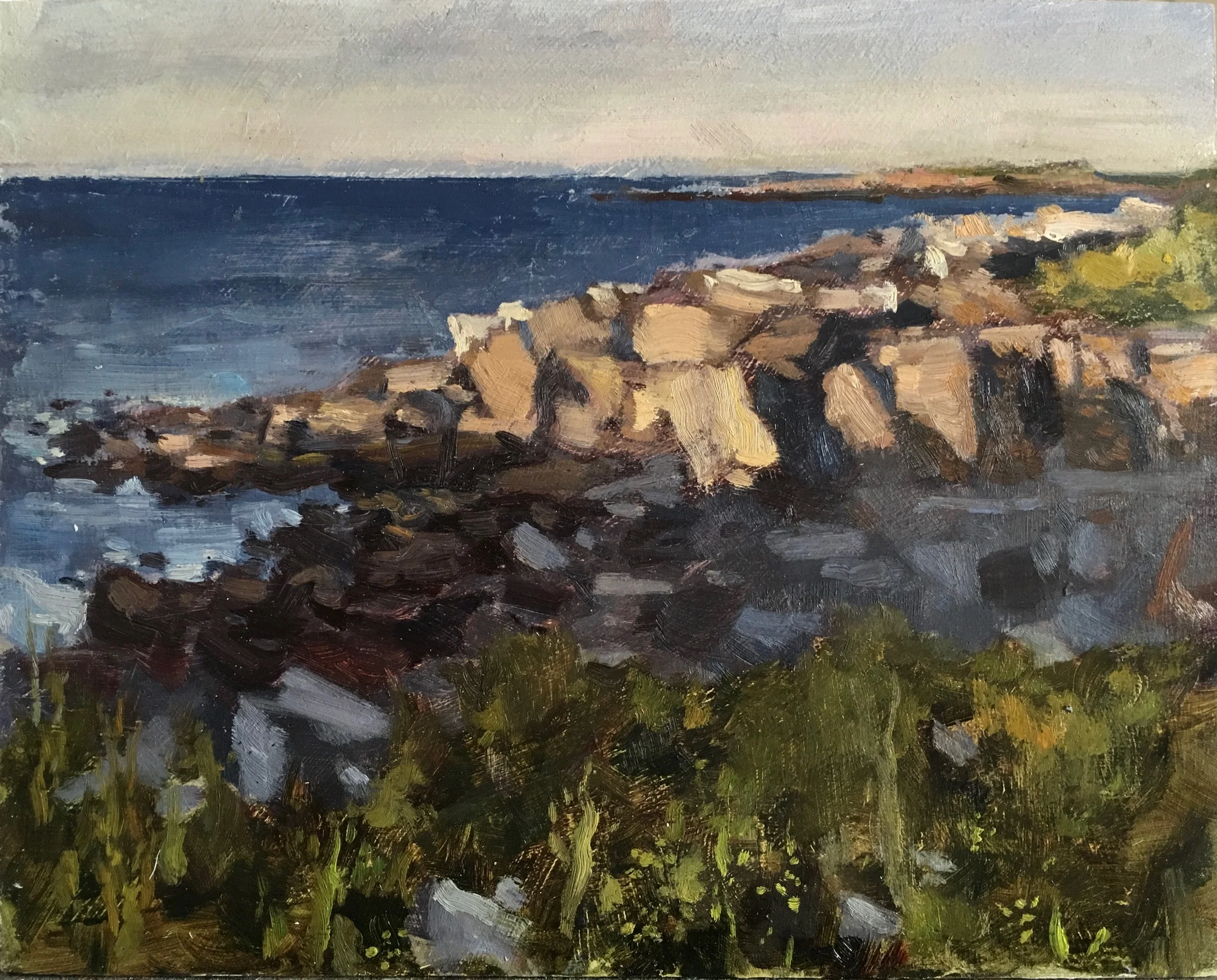 Devil’s Glen, oil on panel, 8x10”, 2019