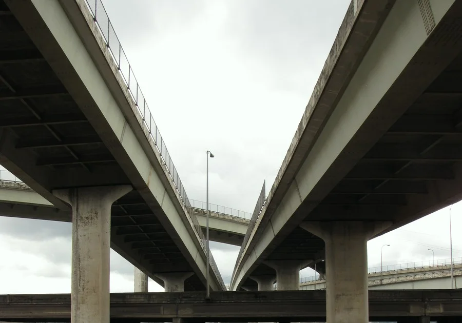 The eastside approaches to Portland's Fremont Bridge are among the many pieces of transportation infrastructure vulnerable to a major earthquake.