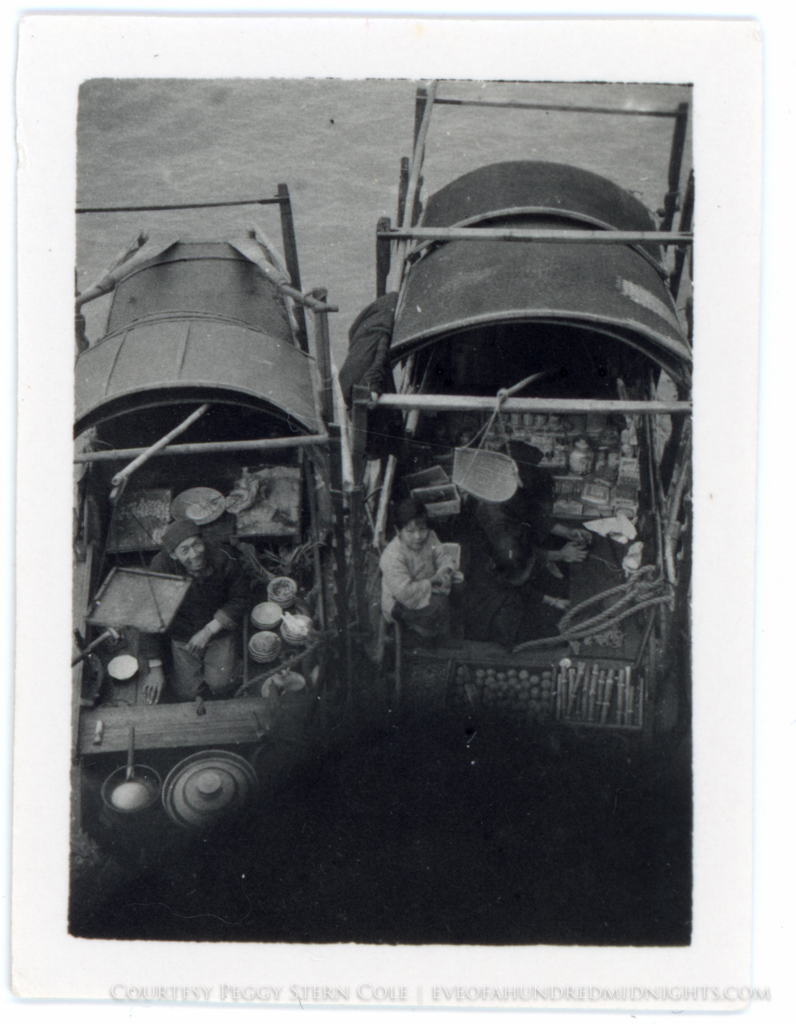 Boat people in Pearl River Looking up From Boats.jpg