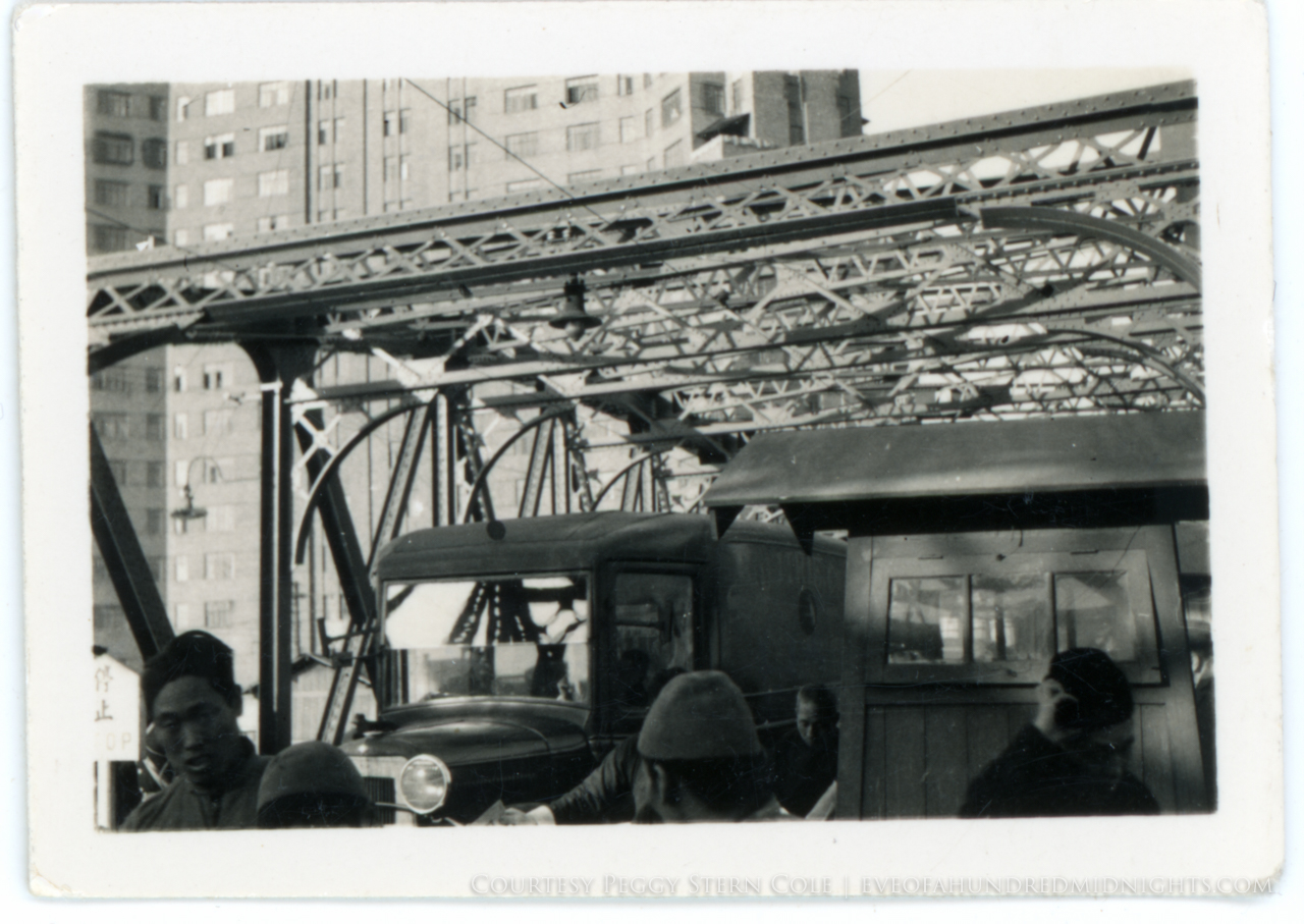 Truck crossing Garden Bridge in Shanghai.jpg