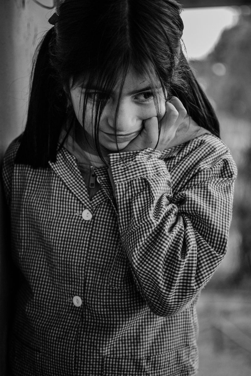  Girl in a Boarding School in Islas Desertores, Chile 2007. 