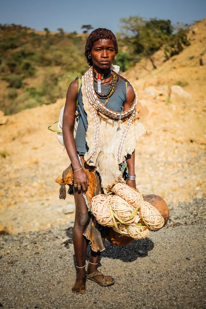 Hamer woman, Omo valley, Ethiopia 2012.