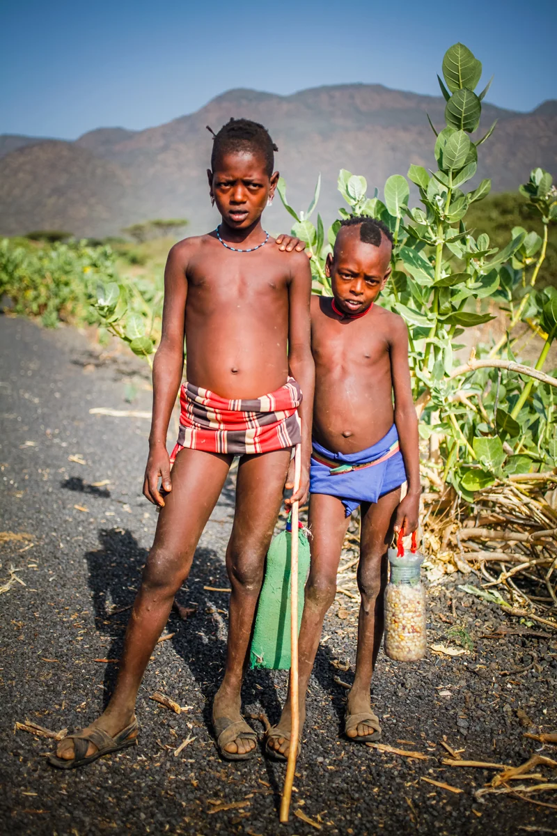 Cattle herders, Omo valley, Ethiopia 2012.
