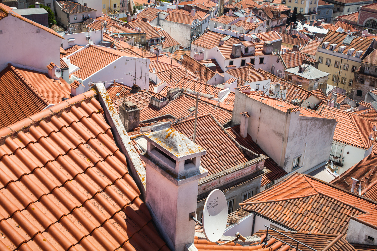  Rooftops of Alfama. Lisbon, Portugal 2015. 