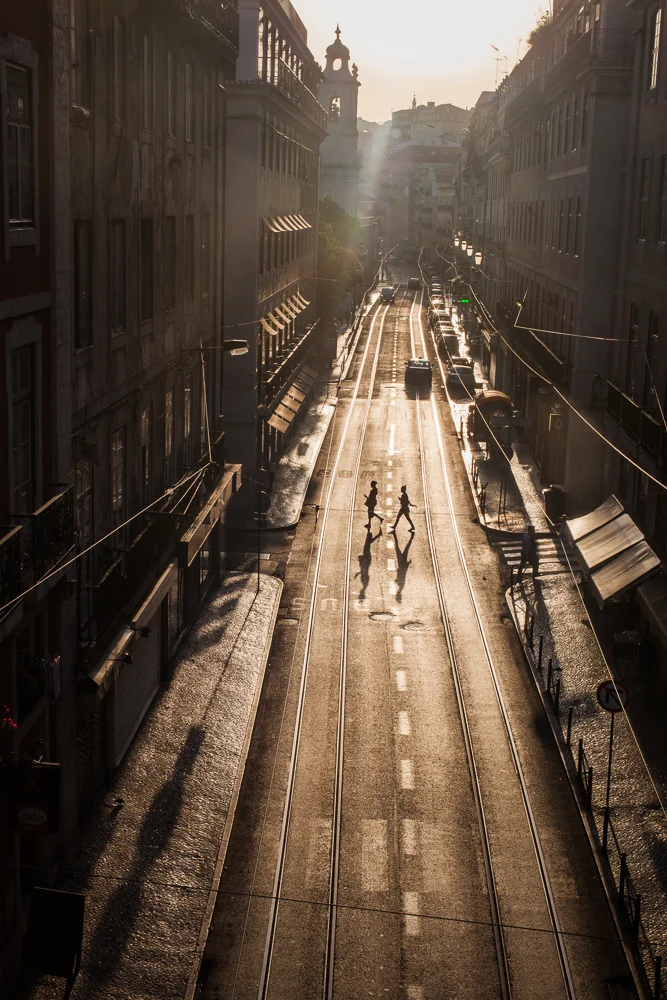 Lisbon in the evening light. Portugal 2015.