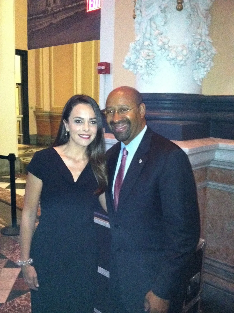 With Philadelphia Mayor Nutter