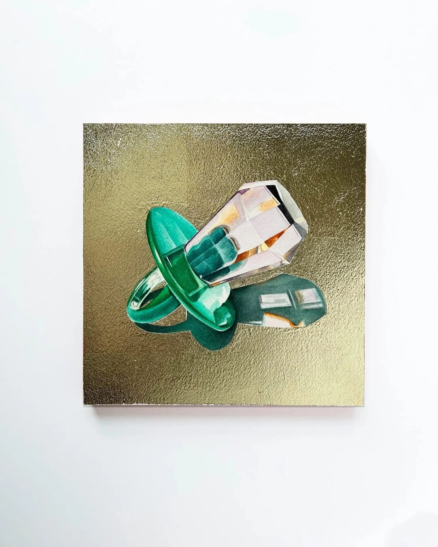 Hyper-real nostalgia, but make it luxe. This Ring Pop painting is the kind of bold, joyful art that turns gifting season into a statement. For collectors who want color, sparkle, and a little Gen X mischief on their walls&mdash;this is your holiday s