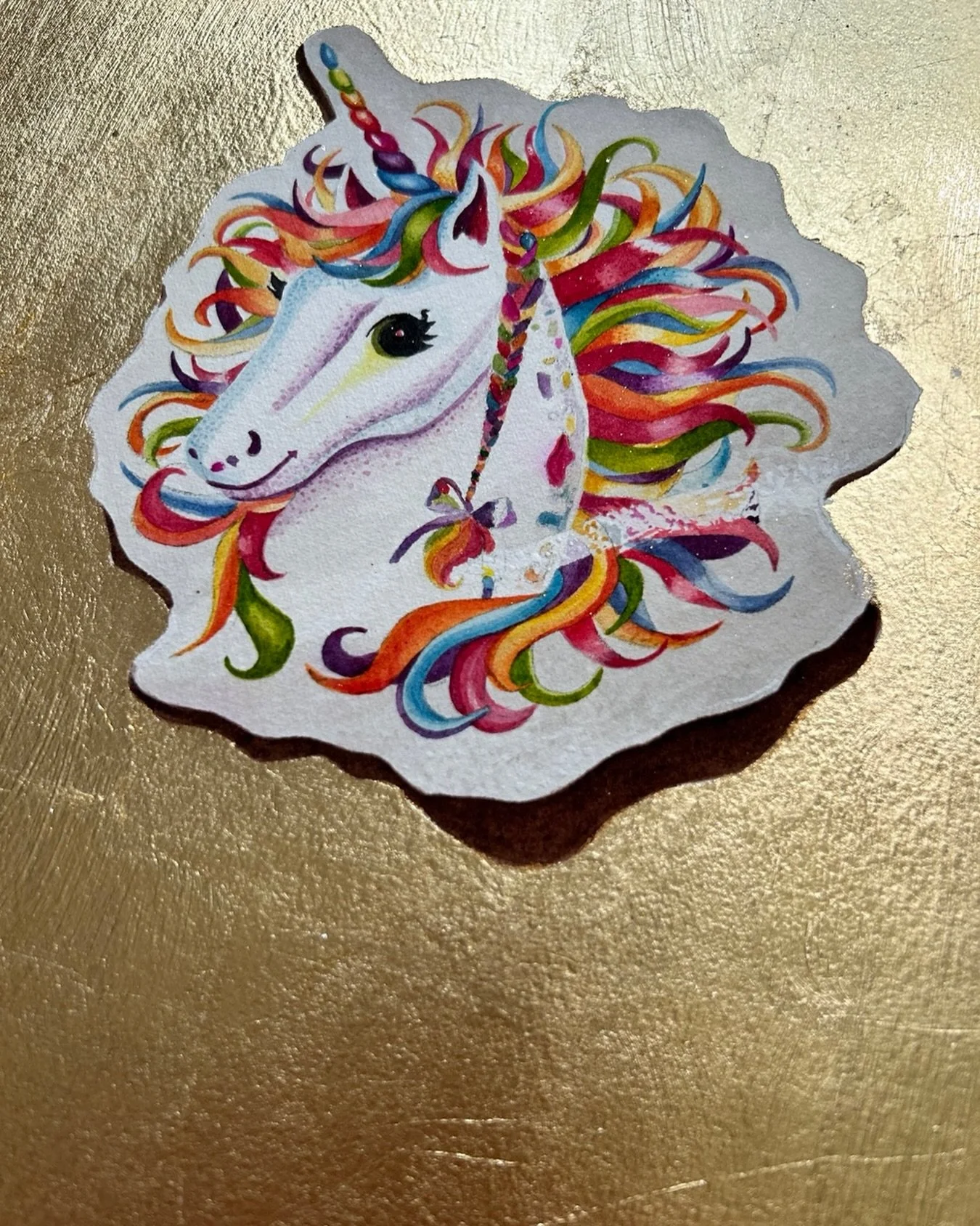 Is it a sticker or a painting? 

Who cares, I love it. 

#popartpainting #lisafrankforever #lisafrankinspired #unicorndecor #genxart