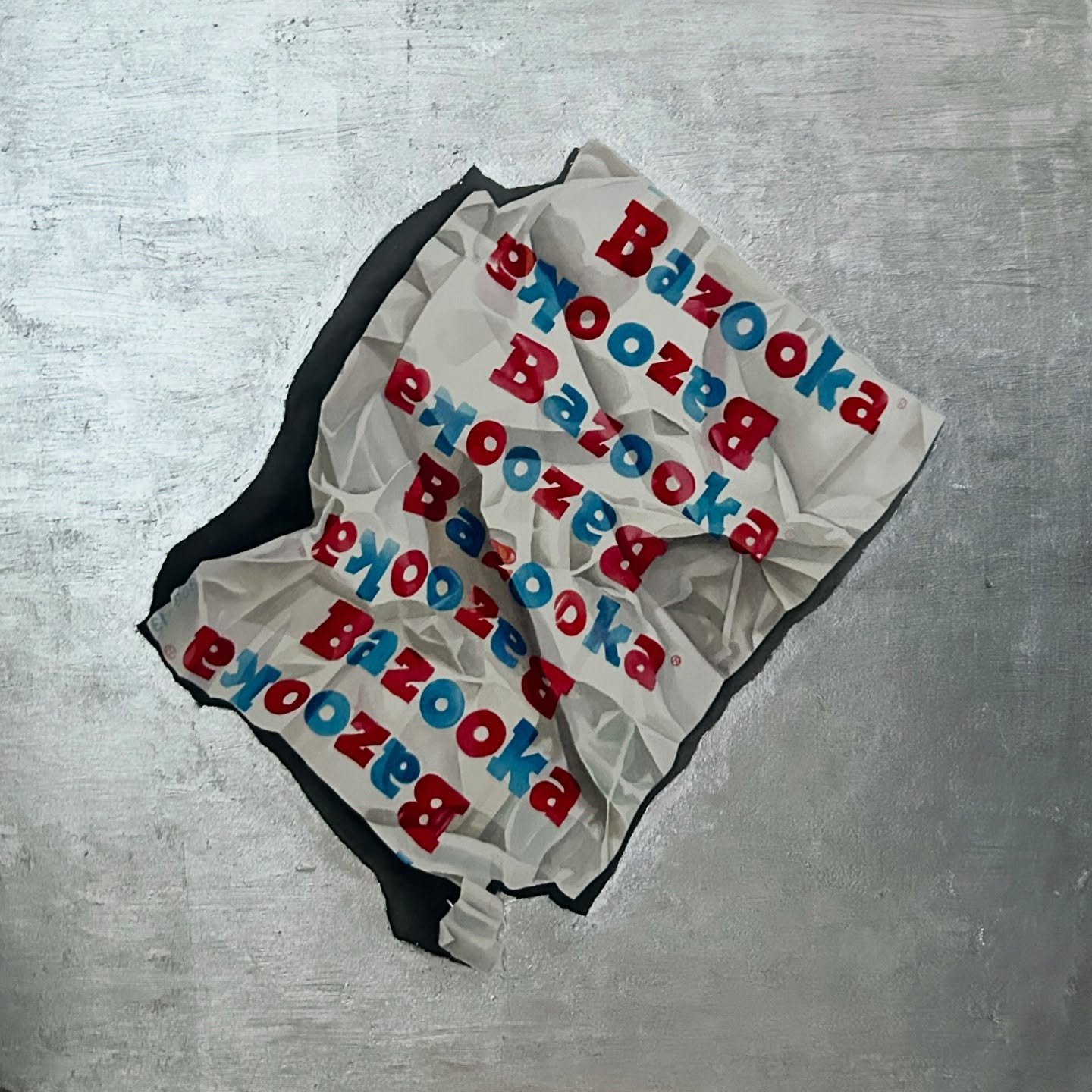 Nostalgia unwrapped&hellip;literally and supersized because why not? Who knew sugar could be this iconic? 

#PopArtVibes #StatementArt #UniqueHomeDecor #ArtCollectors #BoldInteriors