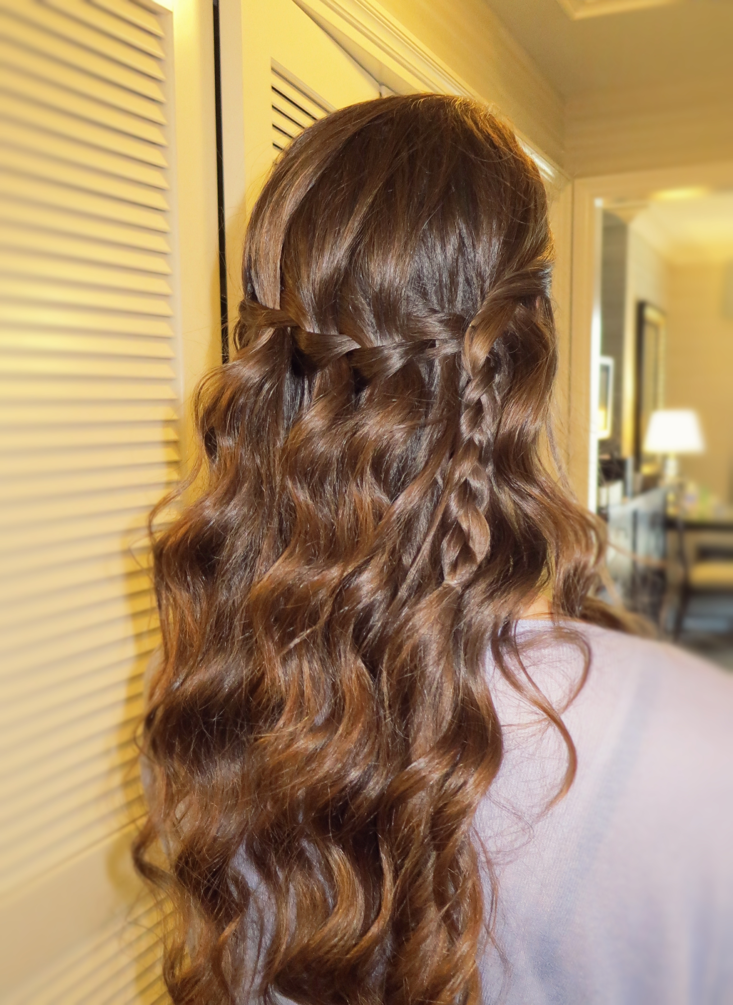 Waterfall braid