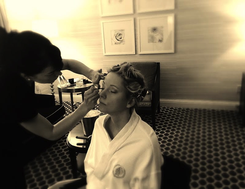 Caesars Palace Makeup and Hair for Wedding