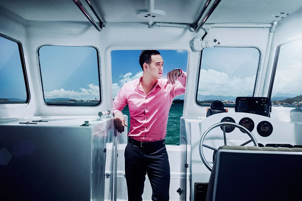 Jonathan Ngu / Businessman / Photographed at Shangri-La Tanjung Aru, Kota Kinabalu / Prestige Malaysia, Issue June 2013
