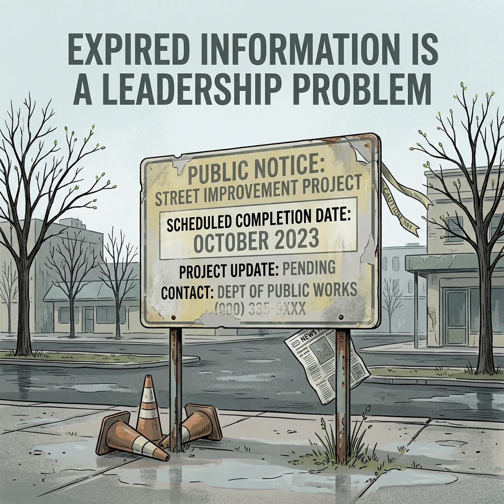 Expired Information Is a Leadership Problem