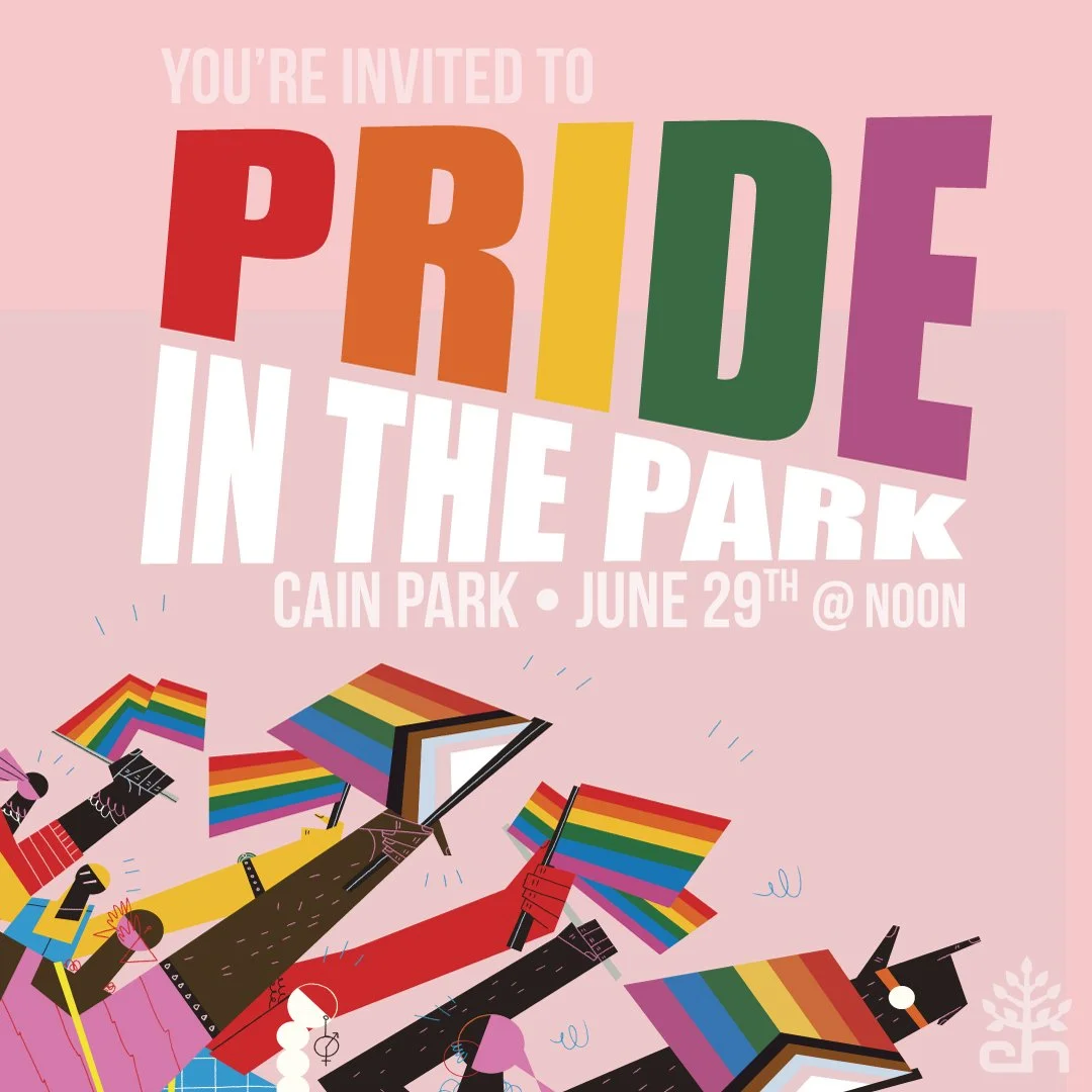2024 Pride in the Park social campaign artwork