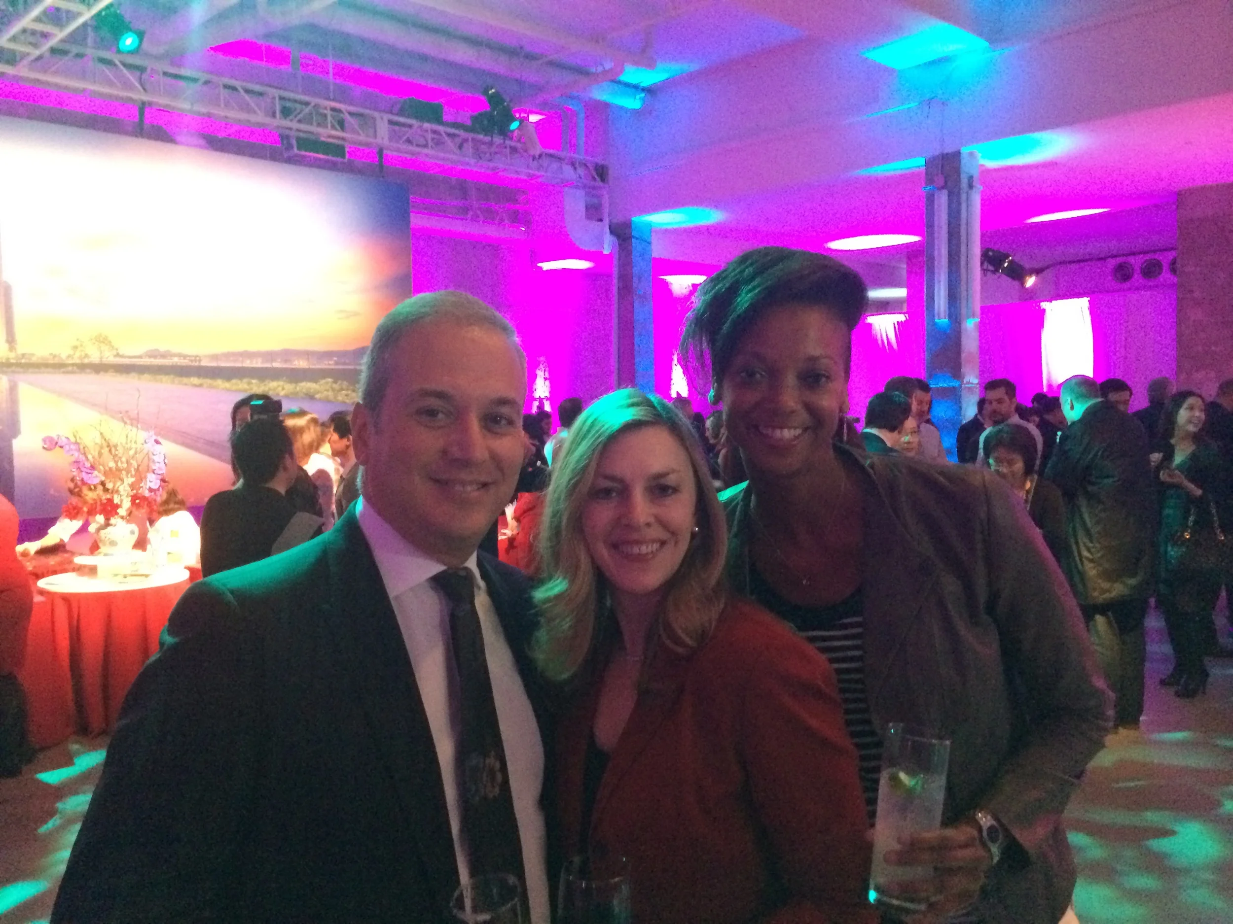 With Eric Odone of Cathay Pacific and Yvette Dale from Ultramar Travel.
