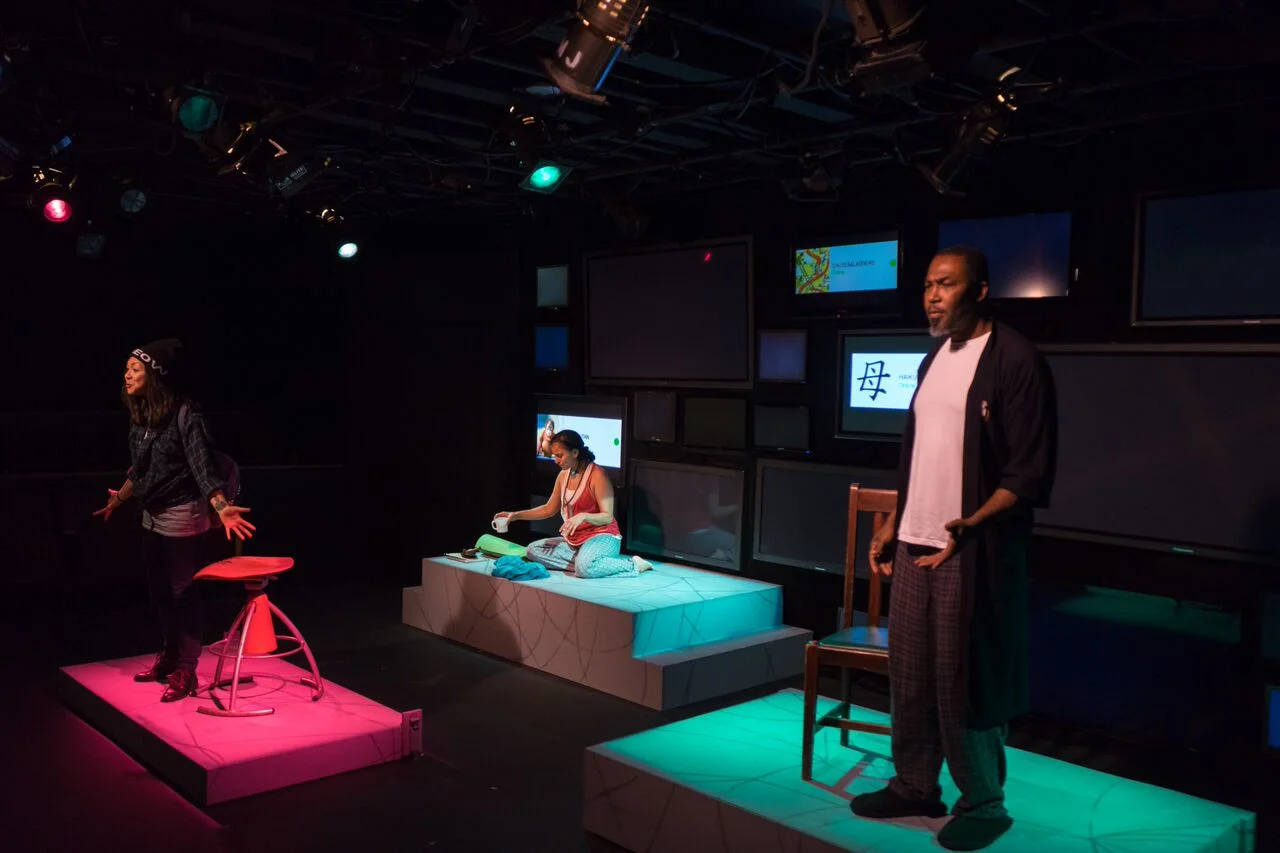 || produced by The Playhouse San Antonio | performed July 2015 at the Cellar Theater, San Antonio, TX | directed by Jim Mammarella | scenic design by Ryan deRoos | costume design by Cassandra Trautman | lighting design by Kaitlin Muse | pi wall configuration by Dario Landazuri | photography by Siggi Ragnar ||