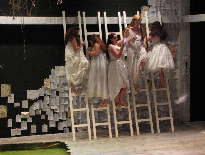 || produced by Tutto Theatre Company | performed November 2008 at the Blue Theatre, Austin TX | directed by Dustin Wills | scenic design by Lisa Laratta | costume design by Kim H. Ngo | lighting design by Megan M. Reilly | photography by Daniel Brock and Megan M. Reilly ||